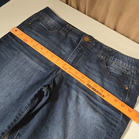 Democracy Women’s 16 Blue Ab Technology Skinny Jeans Stretch Denim Casual Fit - Picture 9 of 13